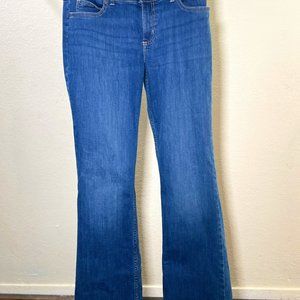 Wrangler Jeans Womens 7 x 34 Blue Stretch Western Boot Cut